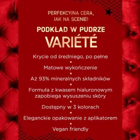Eveline VARIETE Mineralny podkład w pudrze
