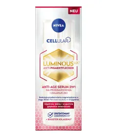 Nivea CELLULAR Luminous360 Anti-age serum 2w1 na przebarwienia i zmarszczki 30ml