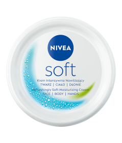Nivea Soft Krem intensywnie nawilżający twarz, ciało, dłonie 100ml