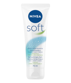 Nivea Soft Krem intensywnie nawilżający twarz, ciało, dłonie 75ml