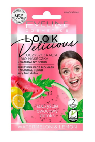 Eveline Look Delicious Oczyszczająca BIO Maseczka z naturalnym peelingiem