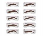 EYEBROW MODELS Szablony do stylizacji brwi 10 sztuk