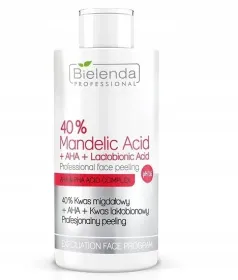 BIELENDA PROFESSIONAL Profesjonalny peeling 40% kwas migdałowy + AHA + Kwas laktobionowy  150 g