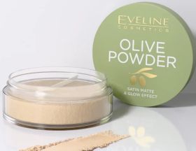 Eveline Olive Powder puder sypki z ekstraktem z liści i nasion oliwki  8g