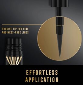 Max Factor Masterpiece wodoodporny eyeliner w płynie 01 Black 1,7 ml