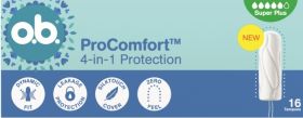 o.b. ProComfort Super Plus  4-in-1 protection tampony 16 szt. 