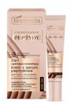 BIELENDA Ujędrniające Peptydy 2w1 Krem + serum peptydowe pod oczy i na powieki 15ml