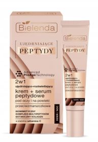 _BIELENDA Ujędrniające Peptydy 2w1 Krem + serum peptydowe pod oczy i na powieki 15ml _
