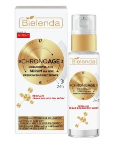 Bielenda Chrono Age 24H Odbudowujące serum przeciwzmarszczkowe na noc 30ml