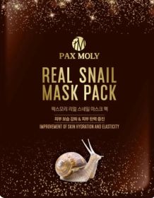 PAX MOLY Nawilżająco-ujędrniająca maska w płachcie z filtratem ze śluzu ślimaka