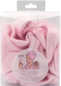 _ECHOLUX Turban ręcznik do włosów mikrofibra różowy _