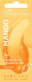BIELENDA MANGO MANIA 2w1 balsam do ust + maska na noc 10g