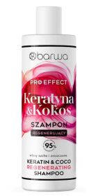 Barwa Pro Effect Keratyna & Kokos szampon regenerujący 380ml 